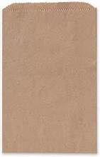 Kraft flat paper merchandise bag